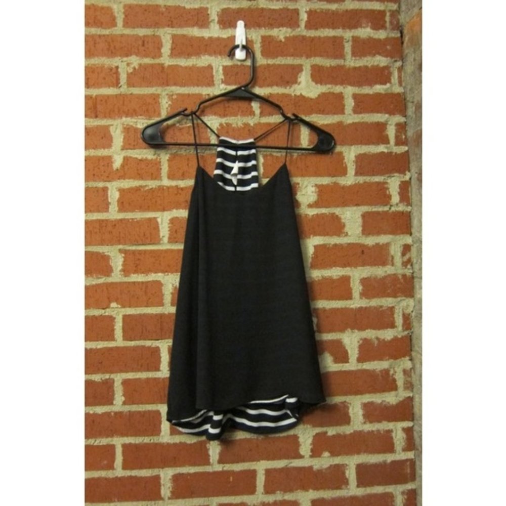 Express Barcelona Cami Black / Striped Reversible